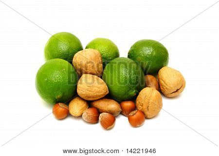 Groene Laime met noten