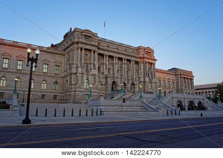 Library Of Congress Building Of Washington Dc