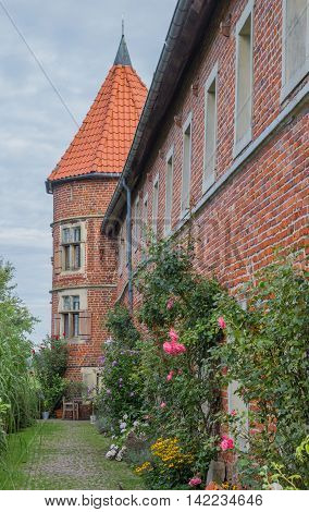 Tower Of Mansion Haus Vogeding In Munster