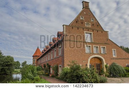 Front Of Historical Haus Vogeding In Munster