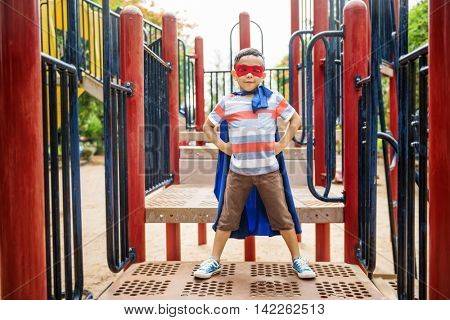 Kid Dressup Superhero Playground Concept