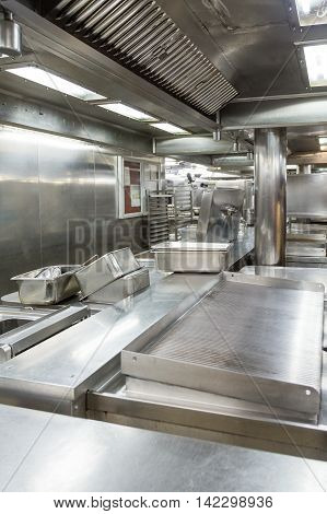 Stainless Steel Cooking Equipment in Commercial Ktichen