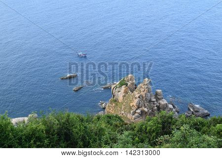 Pristine Sea At Dai Lanh Cape, Mui Dien, Phu Yen Province, Easternmost Of Viet Nam