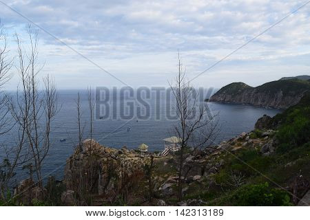 Pristine Sea At Dai Lanh Cape, Mui Dien, Phu Yen Province, Easternmost Of Viet Nam