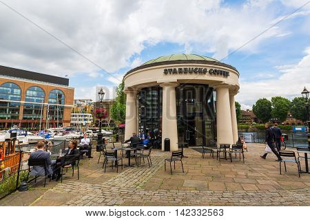 Starbucks Shop At St. Katharine Docks In London, Uk