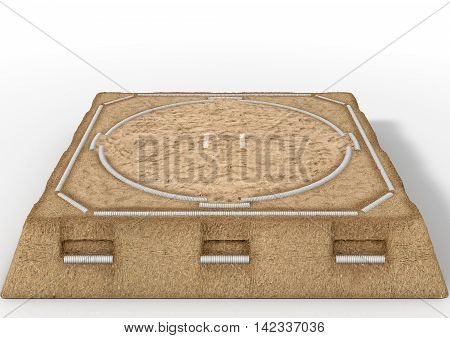 Sumo Wrestling Ring