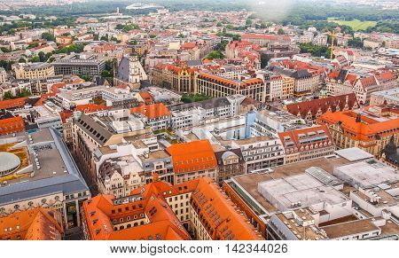 Leipzig Aerial View Hdr
