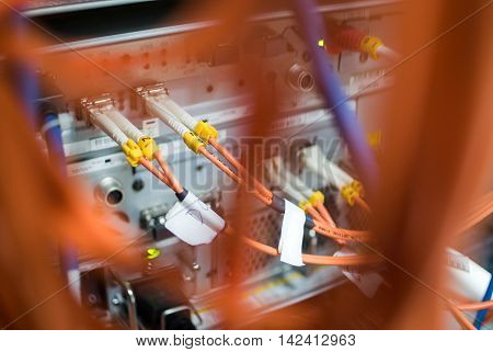 Fiber Optic Cable Network Is Another. Capable Of Receiving - Transmitting Distance In Kilometers And