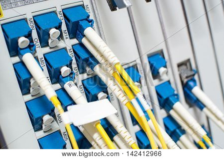 Fiber Optic Cable Network Is Another. Capable Of Receiving - Transmitting Distance In Kilometers And