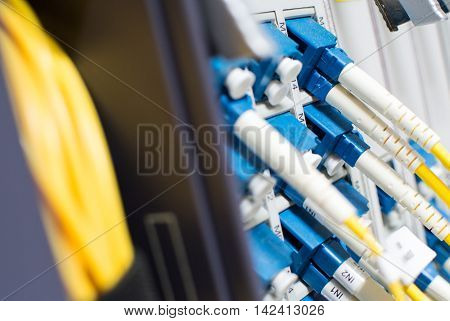 Fiber Optic Cable Network Is Another. Capable Of Receiving - Transmitting Distance In Kilometers And