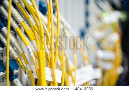Fiber Optic Cable Network Is Another. Capable Of Receiving - Transmitting Distance In Kilometers And