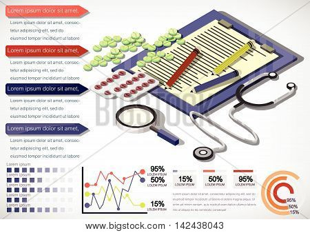 Illustration Of Infographic Medical Concept