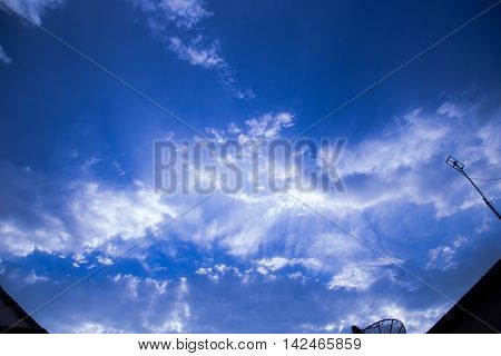 Cloudy Blue Sky