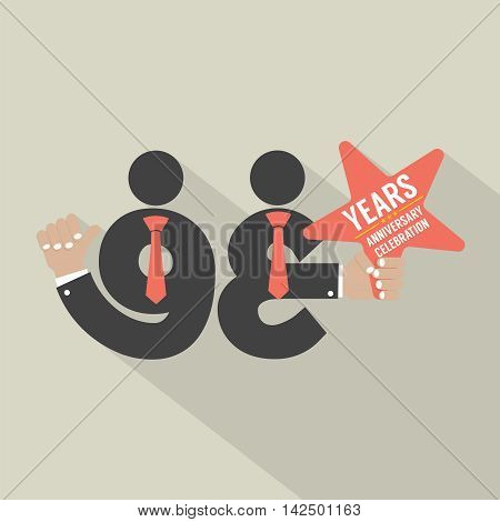 93rd Years Anniversary Typography Design Vector Illustration. EPS 10