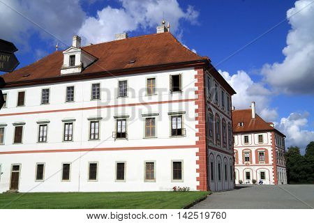 Czech Republic the Castle Mnichovo Hradiste is established stedelijk museum