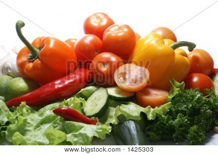 Gustose verdure isolate On White