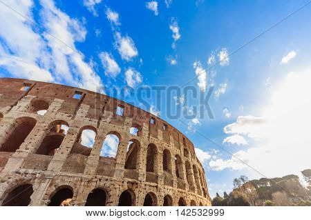 Sights and streets of Rome. Travel in Europa