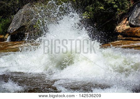 Yosemite River Spindrift