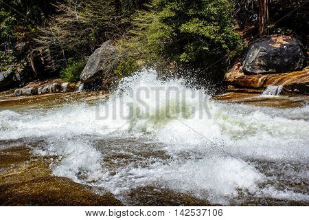 Yosemite River Spindrift