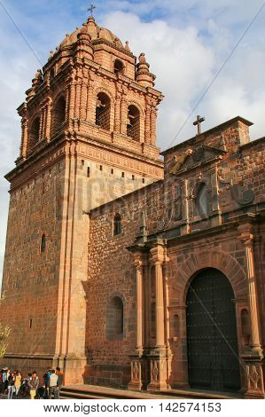 Cusco, Peru - January 20: Convent Of Santo Domingo In Koricancha Complex On January 20, 2015  In Cus
