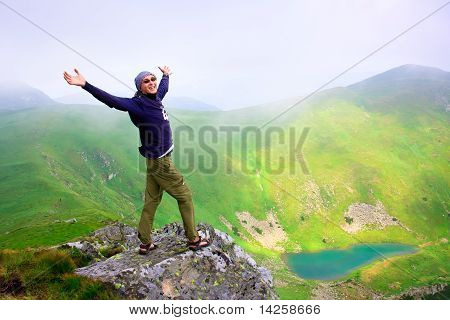 schöne Berge Landschaft