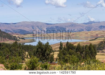 Farming Community In Peru