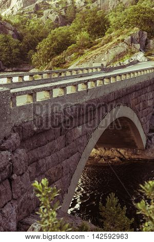 Old Bridge Vagand In Norway