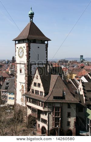 Puerta Schwaben en Freiburg en Breisgau, sudoeste de Alemania