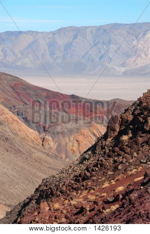 La beauté et la couleur du Parc National de Death Valley, Californie, é.-u.