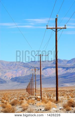 Power Lines Death Valley