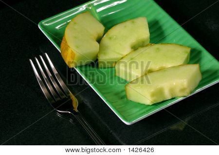 Cantaloup na jídlo, zelená