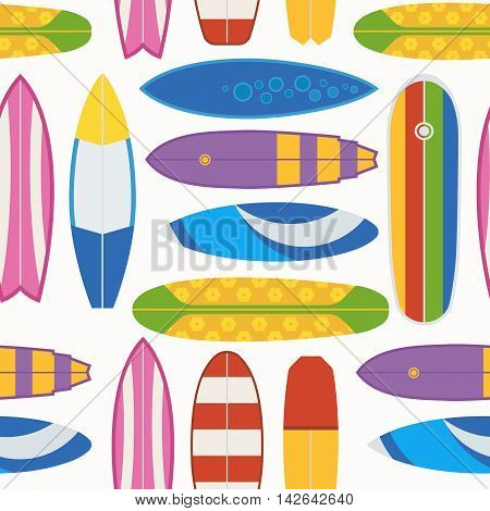 Surfboard Seamless Pattern