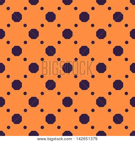 Polka dot geometric seamless pattern. Fashion graphic background design. Modern stylish abstract texture. Color template for prints textiles wrapping wallpaper etc Stock VECTOR illustration