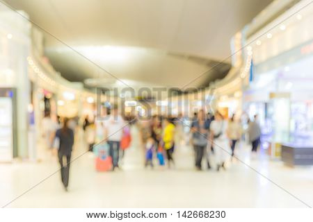 Abstrast Blurred background : airport boarding area