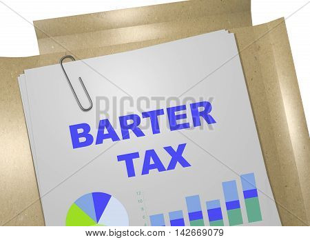 Barter Tax Concept
