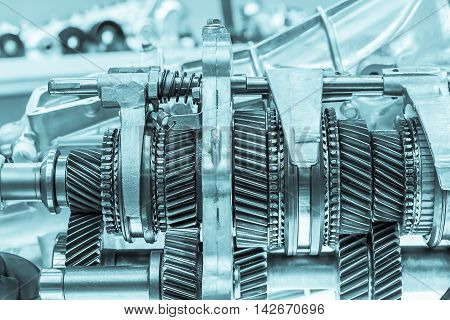 Close Up Cog Wheels Gears
