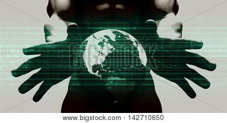 Disruptive Technologies or Technology Disruptor as a Concept 3d Illustration Render