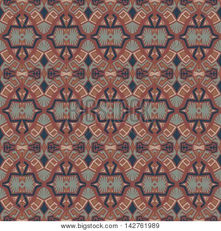 Seamless abstract vector texture ethnic tribal pattern background.Boho chic style pattern.