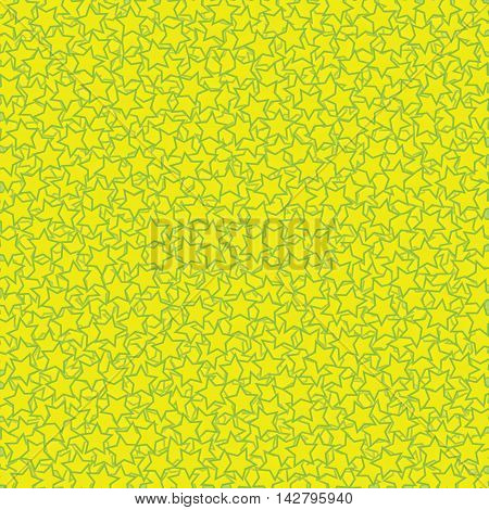 Ornamental template filled with stars. Decorative image.