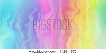 Colorful rainbow background banner - wide rainbow colored striped marble effect graduated banner