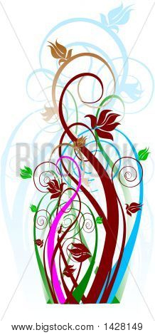 Vector Floral Background