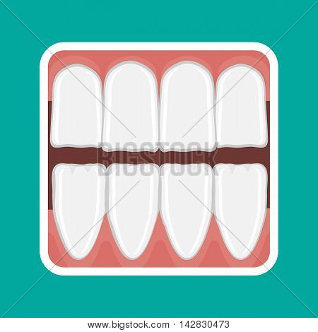 Vector Icon Incisors Teeth