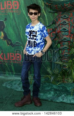 LOS ANGELES - AUG 14:  Aidan Gallagher at the 