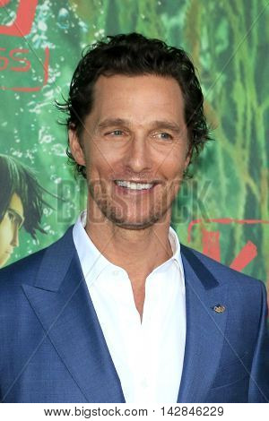 LOS ANGELES - AUG 14:  Matthew McConaughey at the 