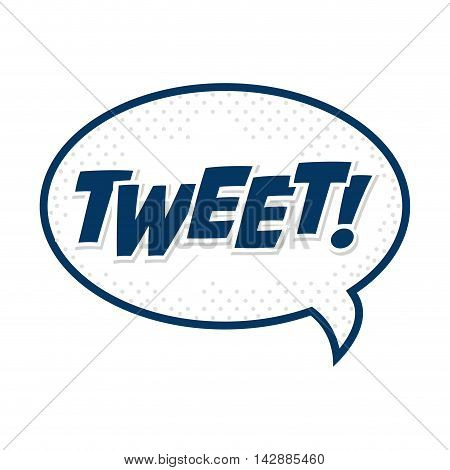 bubble social network message text communication dialog vector  isolated and flat illustration