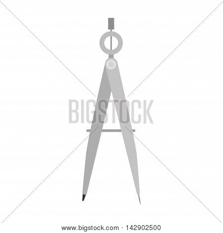 compass archicture school tool construction vector isolated
