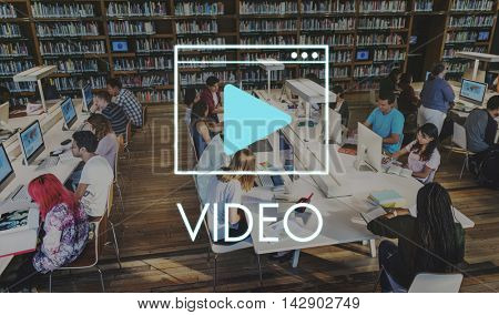 Media Audio Player Blog Concept