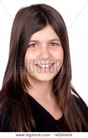 Rozkošný dívka nedospělý