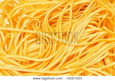 Ekstrem tæt op af de sammenfiltrede spaghetti