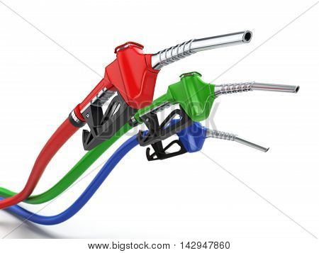 3D Rendering Refueling Nozzle